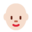 woman, light skin tone, bald